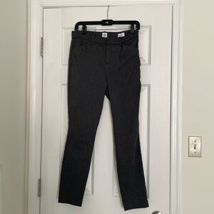 Gap Signature Skinny Ankle size 4 charcoal gray